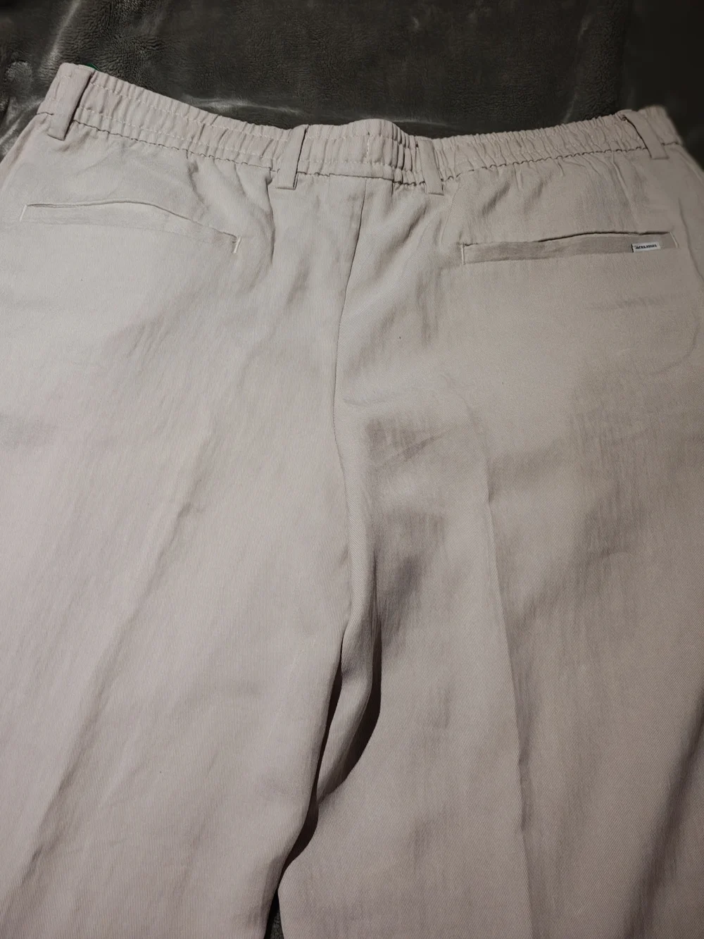 Jack & Jones Beige Straight-Leg Chinos XL